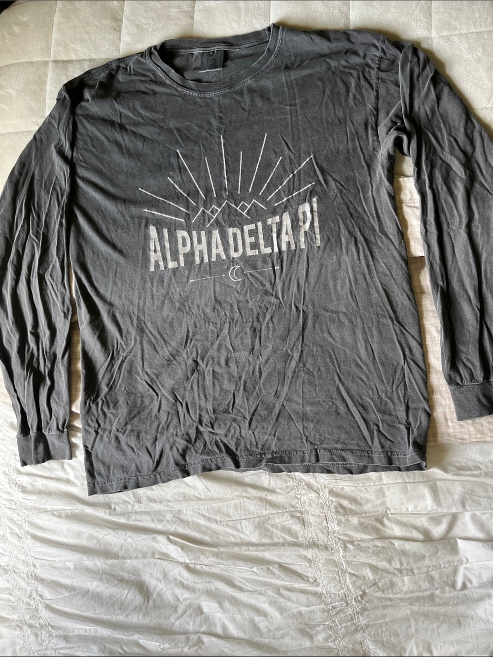 Alpha Delta Pi Graphic Long Sleeve Tee - Comfort colors